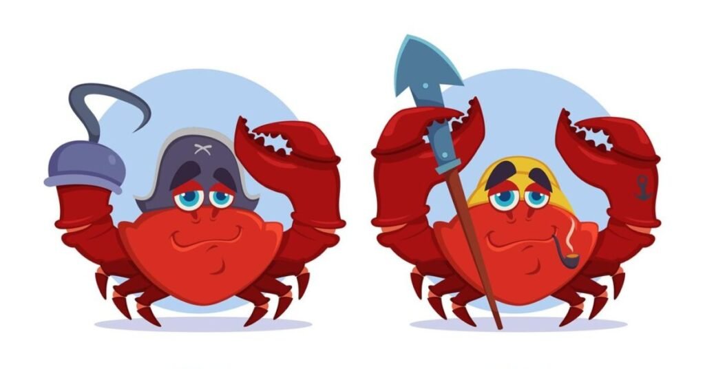 mascot custom crab college logo